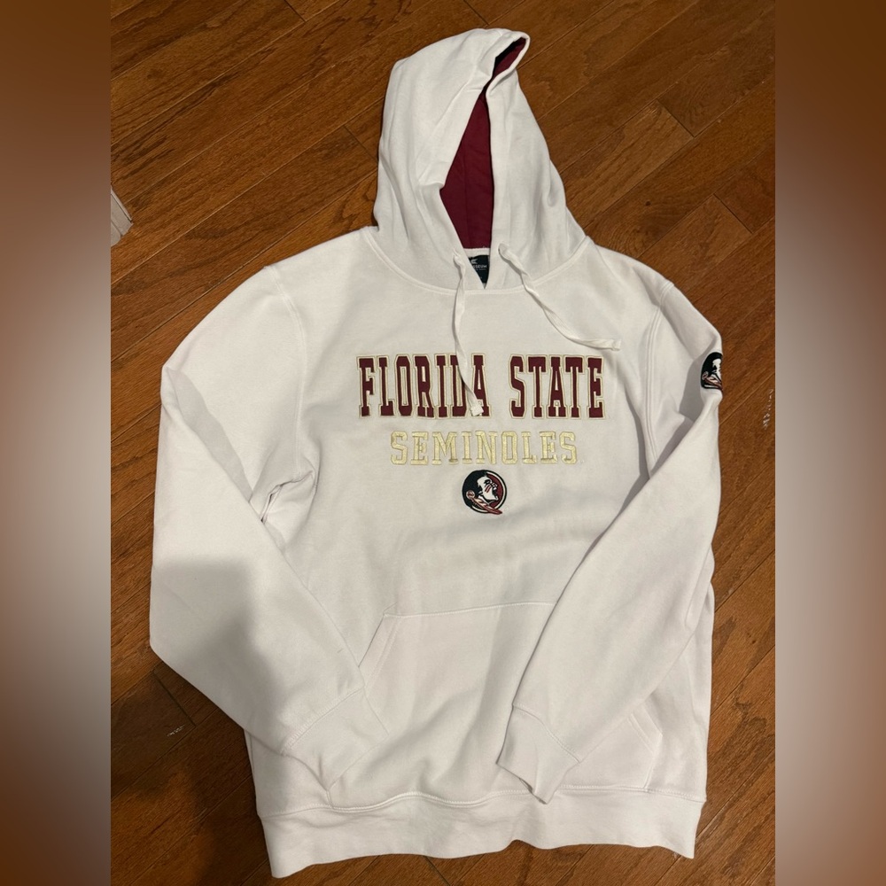 NWOT Colosseum Florida State Seminoles White Hoodie